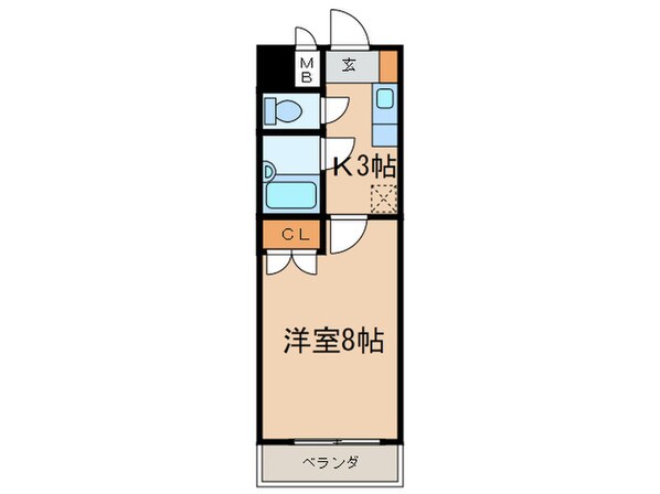 リファレンス南小倉の物件間取画像